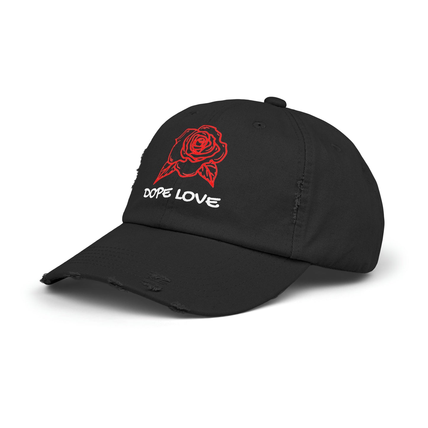 Dope Love Distressed Dad Cap - Dope Life Tribe