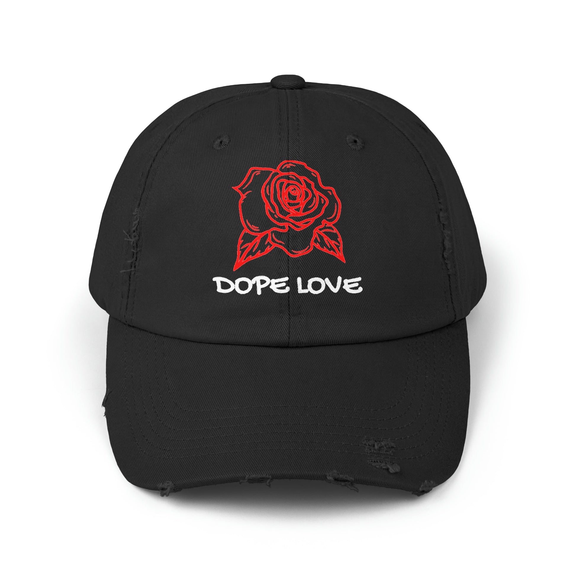 Dope Love Distressed Dad Cap - Dope Life Tribe