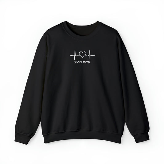 Dope Love Heartbeat Sweatshirt - Dope Life Tribe