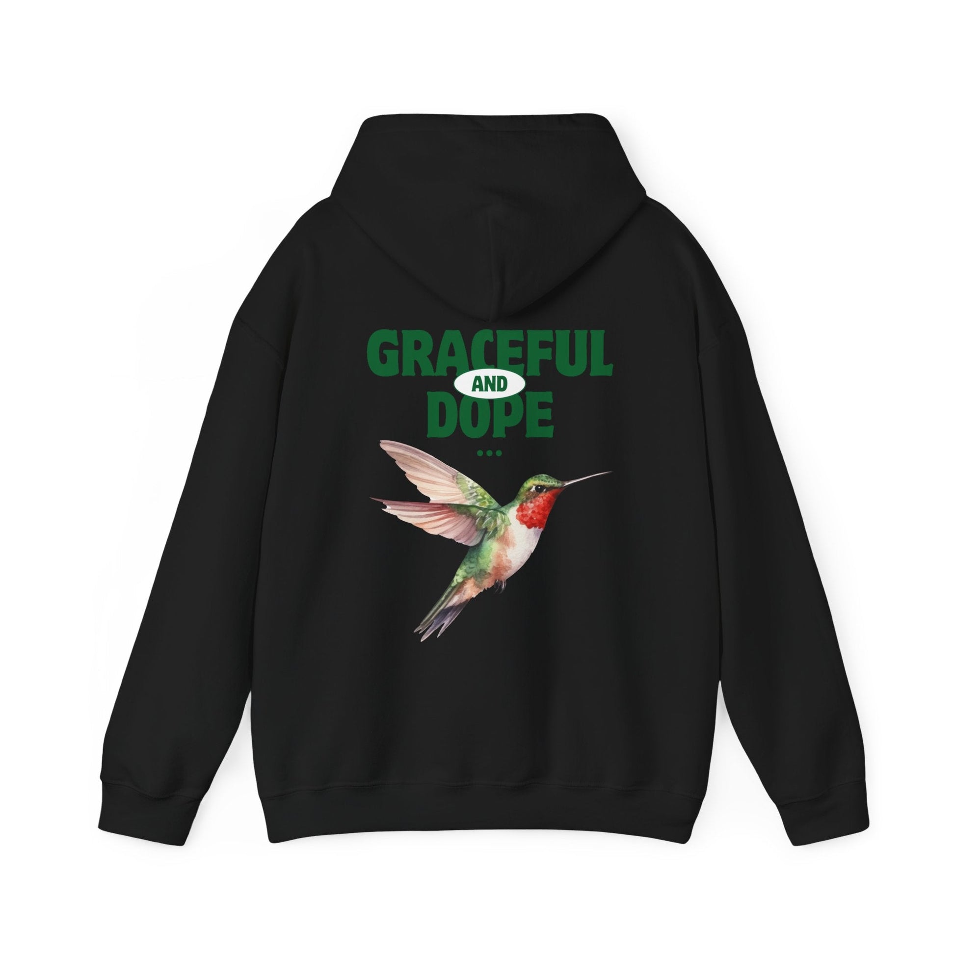 Hummingbird Graceful & Dope Hoodie - Dope Life Tribe